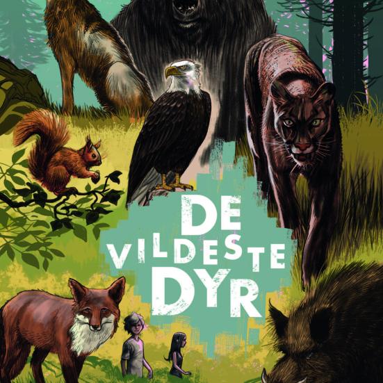 Forside til folderen De vildeste dyr