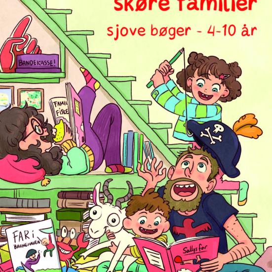 Forside af folderen "Sallys far og andre skøre familier"
