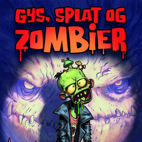 Forside af folderen "Gys, splat og zombier"
