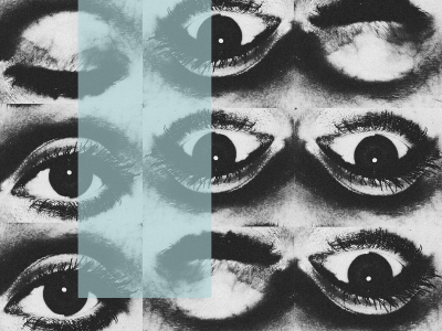 Collage af øjne
