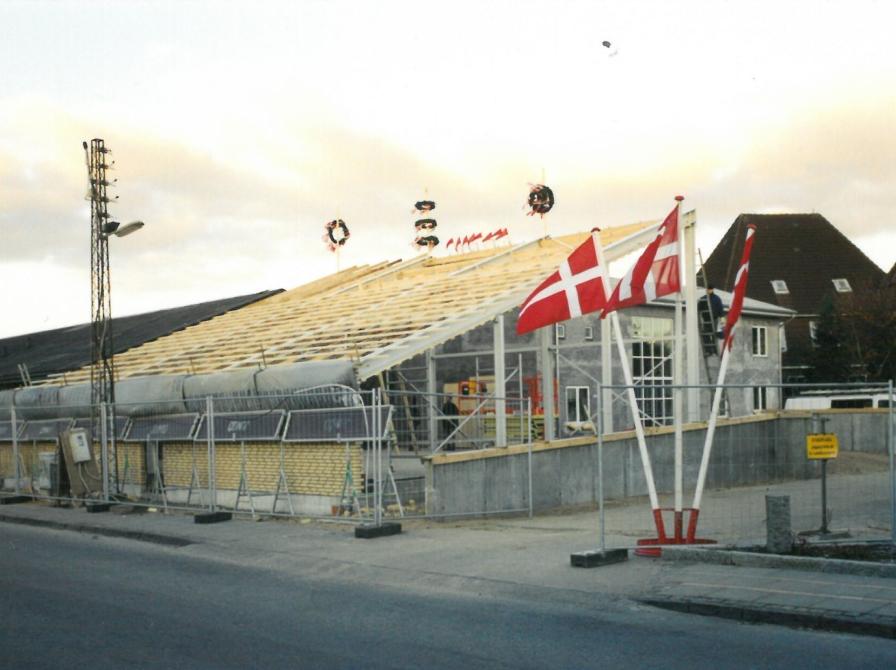 Rejsegilde på ombygningen af Toftlund Bibliotek i 2002-2003
