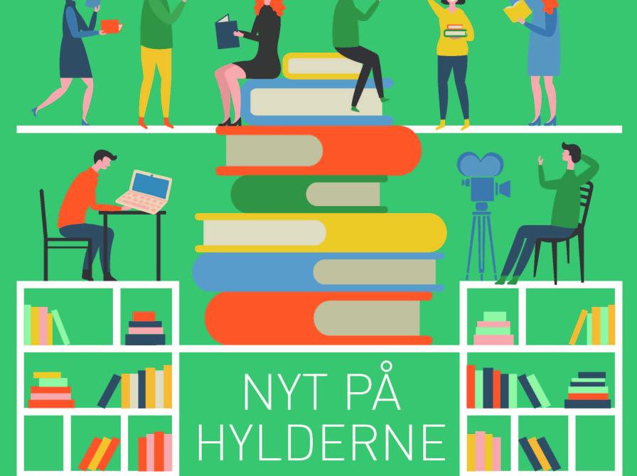Forside af folderen "Nyt på hylderne 3, 2025"