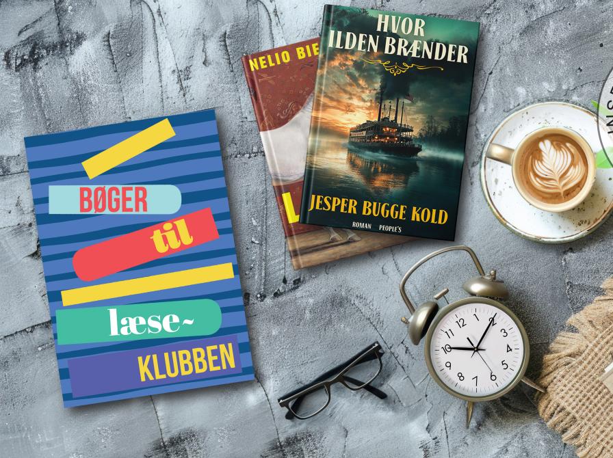 Forside af hæftet "Bøger til læseklubben"