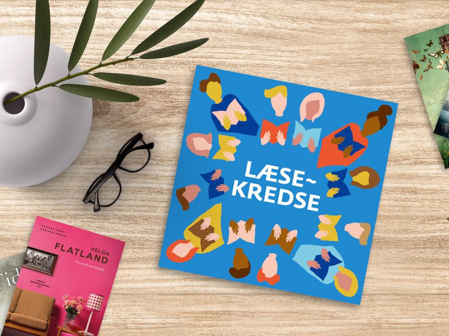 Forside af foldere "Bøger til læsekredse"
